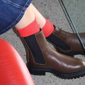 Maguire Cortina Brown Leather Chelsea Boots